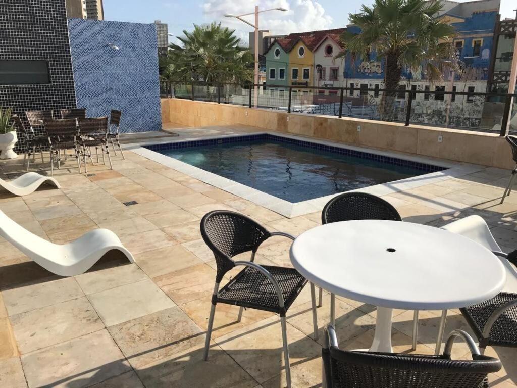 507 Lindo Flat Mobiliado Na Praia De Iracema Fortaleza  Luaran gambar
